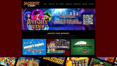 jackpot cash casino mobile lobby